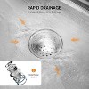 winado 30 Inch Stainless Steel Drop In Integrated Ledge Multifunctional Workstation Sink Set In Silver - 4 of 4