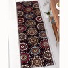 Well Woven Blossom Valley Floral Nature Modern Casual Abstract Retro Geometric Soft Black Area Rug - 2 of 4