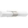 Progress Lighting Zura 2-Light Bath Vanity Fixture, Brushed Nickel, Etched Opal Glass - 2 of 4