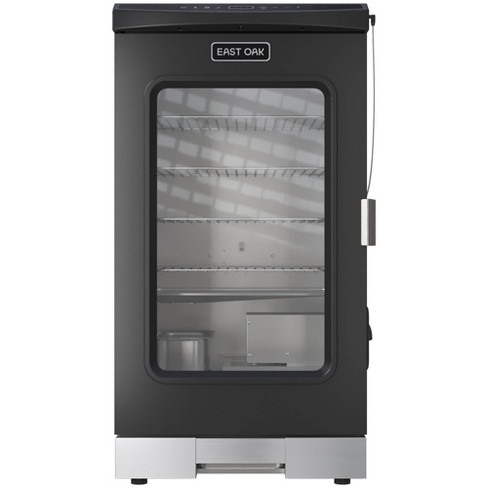 East Oak 30 Electric Glass Door Smoker Pes23001 Digital Control Side Loader 4 Racks Remote Target