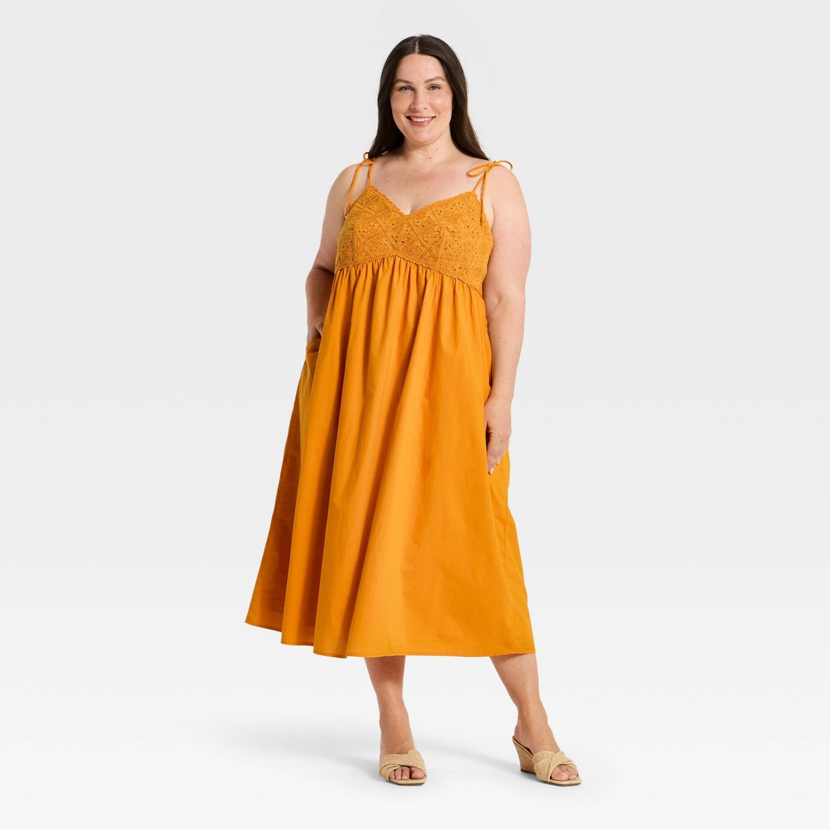 Women's Crochet Maxi Sundress - A New Day™ - thumbnail 10