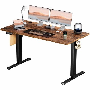 CAVINASvElectric Standing Desk,Height Adjustable Computer Desk with LED Display & 3 Memory Presets,28.7-48 Inch Range,176LB Capacity - 1 of 4