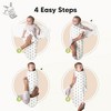 3pk Soothe Baby Swaddle 0-6 Months, Organic Baby Swaddle Sleep Sacks, Newborn, Infant Swaddle Sack - 3 of 4