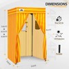 EAGLE PEAK 4x4 Pop Up Canopy, Portable Privacy Changing Room Photoshoots - 3 of 4