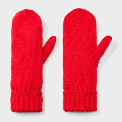 Knit Mittens - Universal Thread™ Red