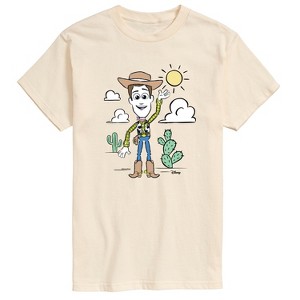 Men's - Disney - Woody Pastel Short Sleeve Graphic T-Shirt - 1 of 4