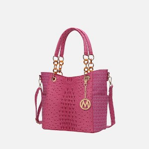 MKF Collection Miriam Handbag Signature Women Vegan Leather Tote by Mia K - 1 of 4