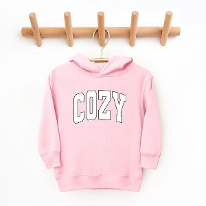 The Juniper Shop Cozy Worn Varsity Toddler Graphic Hoodie - 1 of 3