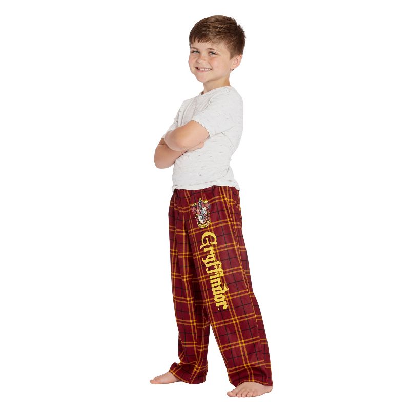 Intimo Harry Potter Big Boys Houses Plaid Pajama Lounge Pants, 2 of 6