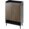 Two-Door Shoe Cabinet 75x37x110Cm, 6-Layer Storage, Particle Board and MDF Slotted Doors, Ideal for Hallway, Durable and Spacious - 2 of 4