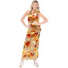 LA LEELA Women's Beachwear Summer Beach Bikini Wraps Sarong Coverups Wrap Skirt Swimsuit Swimwear Swim Cover Up for Women One Size Multi,Floral - 4 of 4