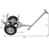 NAYSAYE Hand Truck Dolly Heavy Duty Steel Panel Cart Drywall Sheet Cart 750lb Capacity for Workshop and Warehouse, Yellow, 18"*50.5"*32" - 3 of 4