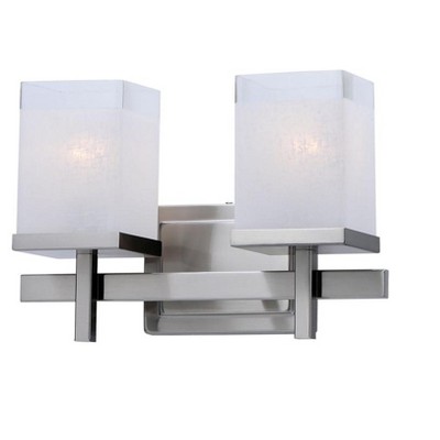 Maxim Lighting Tetra 2 - Light Vanity in  Satin Nickel