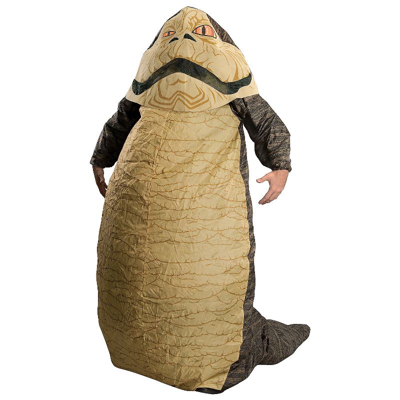 Mens Inflatable Jabba the Hutt Costume - One Size Fits Most - Brown, 1 of 2