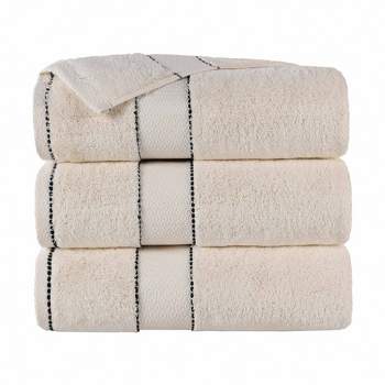 Cotton Heavyweight Ultra-Plush Luxury Bath Towel Set of 3 by Blue Nile Mills