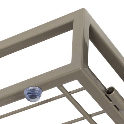 Neutral Angular Metal Wall-Mount Toilet Paper Holder with Storage Tray