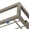 Honey-Can-Do Over-The-Toilet Paper and Storage Tray Silver - 4 of 4