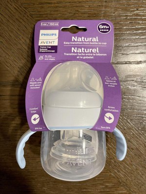  Philips AVENT Natural Trainer Sippy Cup with Natural Response  Nipple and Soft Spout, 5oz, 1pk, SCF263/01 : Baby