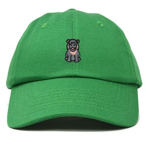 Dalix Hippo Embroidered Cotton Dad Hat Cute Animal Design Adjustable Baseball Cap for Everyday Wear Womens - 1 of 4