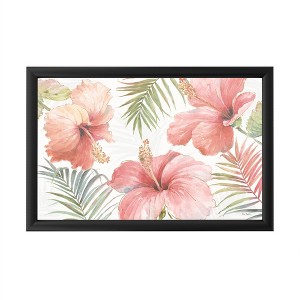 Trademark Fine Art-Lisa Audit 'Tropical Blush I' - Backlit LED Lightbox with Metal Frame - Ready to Hang with Anti-Glare Acrylic Cover - 1 of 4
