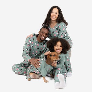 Leveret Cotton Matching Family Pajamas Cow Print - 1 of 4