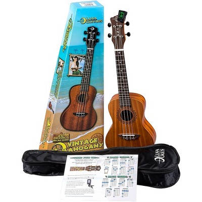 Luna Guitars Mo Mahogany Concert Ukulele Lizard Design : Target