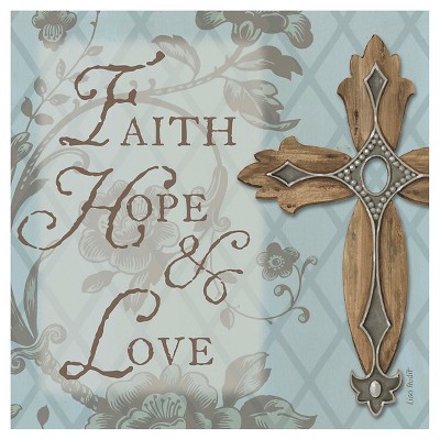 Thirstystone Faith, Hope, Love Cross