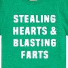 Boys' - Instant Message - Stealing Hearts And Blasting Farts Short Sleeve Graphic T-Shirt - 2 of 4