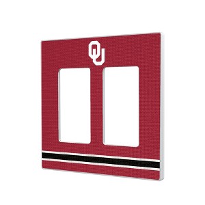 NCAA SEC Universities Stripe Hidden-Screw Light Switch Plate for Double Rocker - 1 of 4