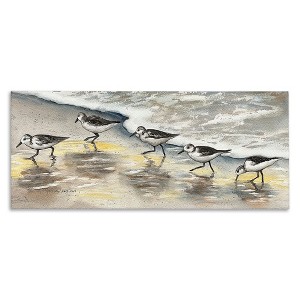 Stupell Industries Sunlit Birds & Beach Foam Canvas Wall Art - 1 of 4