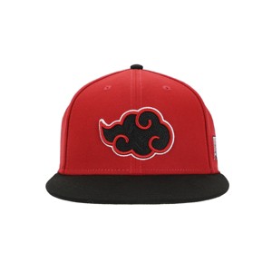 Naruto Akatsuki Cloud Red Snapback Hat - 1 of 4