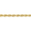 Black Bow Jewelry Men's 7mm, 14k Yellow Gold, Diamond Cut Rope Chain Bracelet, 9 Inch - 2 of 4