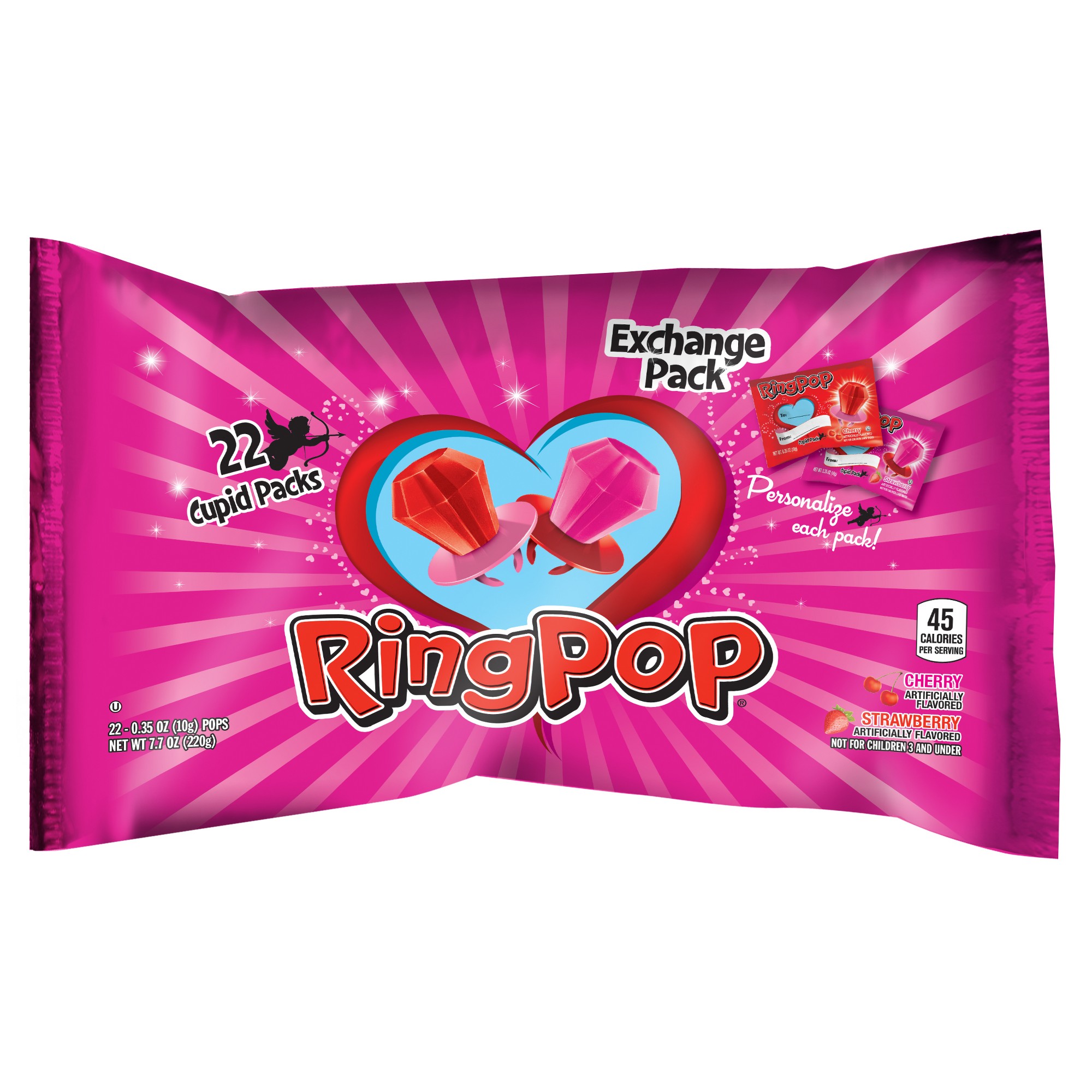 Ring Pop Valentine's Day Laydown Bag - 22ct/7.7oz thumbnail