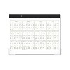 Two-Color Desk Pad, 21.75 x 17, White Sheets, Black Binding, Clear Corners, 12-Month (Jan to Dec): 2026 - 2 of 4