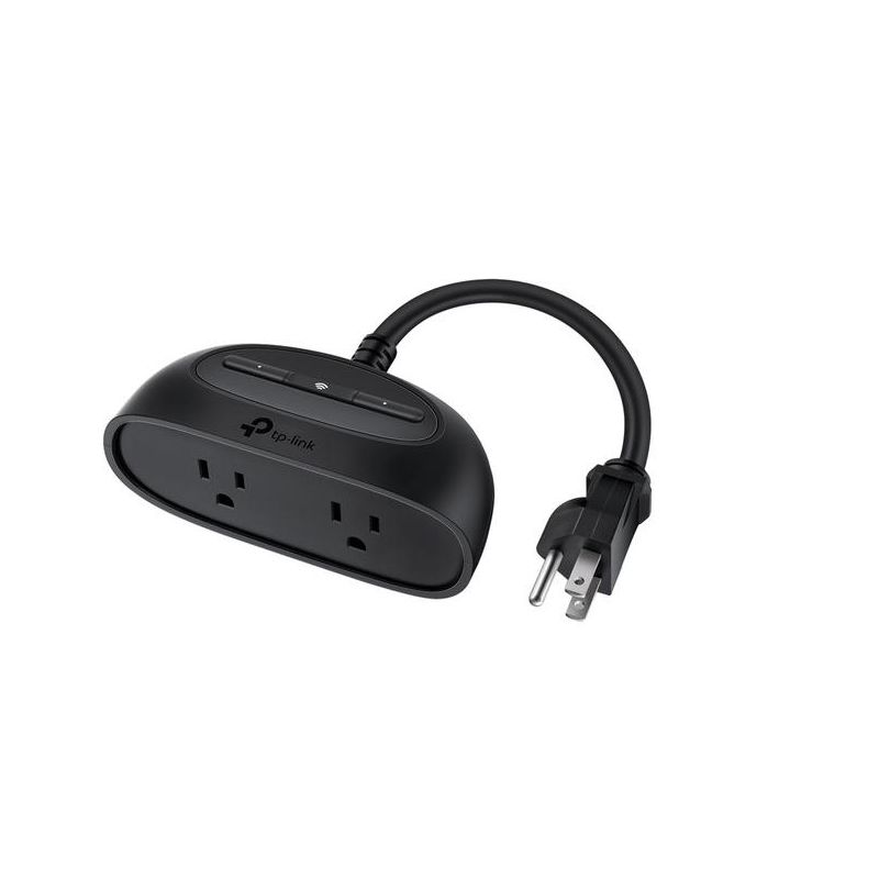 Kasa Smart Outdoor Smart Plug KP400 Smart Home Wi-Fi Outlet Black Manufacturer Refurbished, 2 of 6