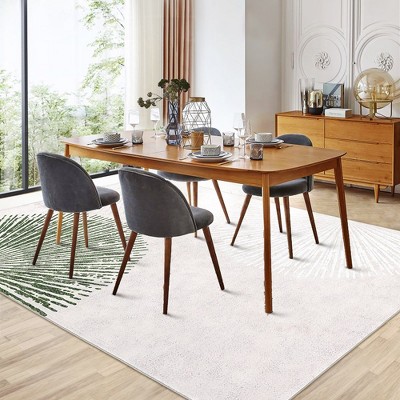 Garvee Modern Abstract Area Rug,Low Pile Rug -Non Slip Non Shedding Rug,Soft Floor Carpet Foldable Thin Rug