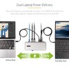 StarTech.com Dual-Laptop USB-C KVM Docking Station with 5x USB Hub, 90W/45W Power Delivery, Model 129NUSBCKVMDOCK - 4 of 4