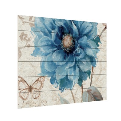 Trademark Fine Art - Lisa Audit 'a Blue Note Ii' Wood Slat Art : Target