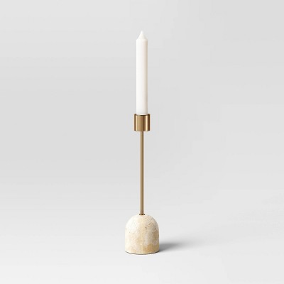 Luxe Marble Taper Candle Holder - Threshold&#8482;