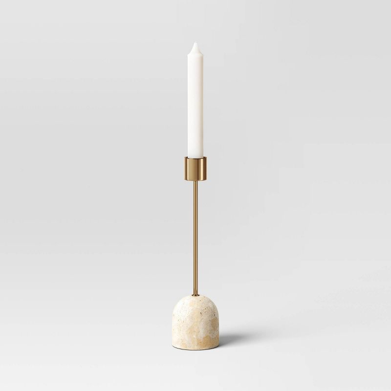 Luxe Marble Taper Candle Holder - Threshold&#8482;, 4 of 7