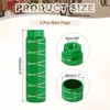 Unique Bargains Aluminum Alloy Anti-Skid BMX Mountain Dirt Cycling Fit 3/8 Inch Axles Rear Stunt Bike Pegs 2 Pcs - 2 of 3