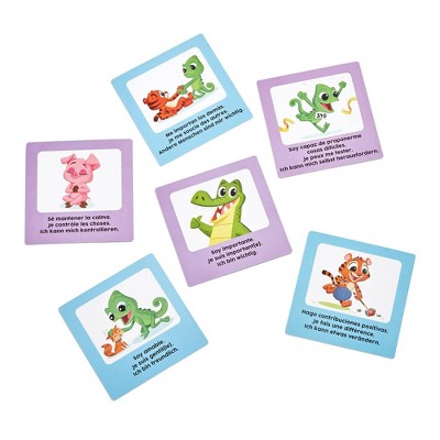 Green Daily Affirmations Pocket Chart with Mirror