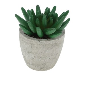 Unique Bargains Artificial Plants Mini Pulp Plastic Green 2.76"x2.76"x3.54" 1 Pcs - 1 of 4