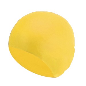 Unique Bargains Silicone Waterproof Solid Color Swim Cap 1 Pc - 1 of 4
