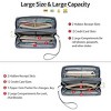 Ladies' clutch bag with anti-theft wrist strap,leather wallet,large-capacity credit card holder,handle-style carry strap - 3 of 4