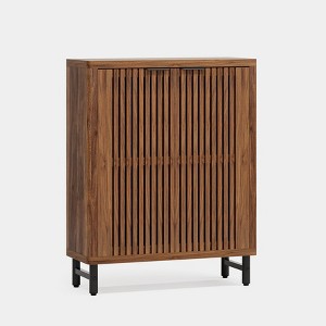 Tribesigns 6-Tier Shoe Cabinet with Louvered Doors - 1 of 4