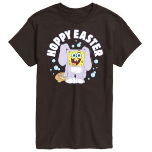 Men's - SpongeBob Squarepants - Hoppy Easter Bunny Spongebob Short Sleeve Graphic T-Shirt - 1 of 4