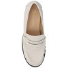 Journee Women's Danna Ruched Penny Loafer - 4 of 4