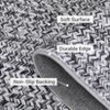 COZONY Washable Modern Area Rug Runner with Non-Slip Backing, Low Pile Braided Print Accent Carpet Mat for Living Room and Bedroom - 4 of 4
