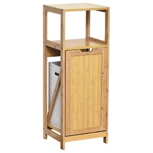 Evideco French Home Goods Tilt-Out Laundry Linen Hamper Cabinet - 1 of 4